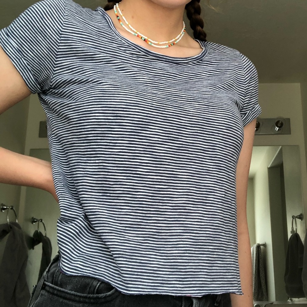striped top